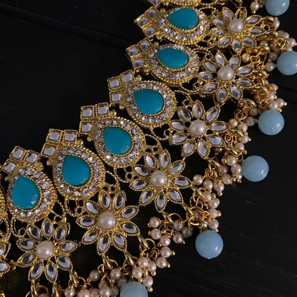 Sabyasachi look alike. Kundan stones and 22K GP